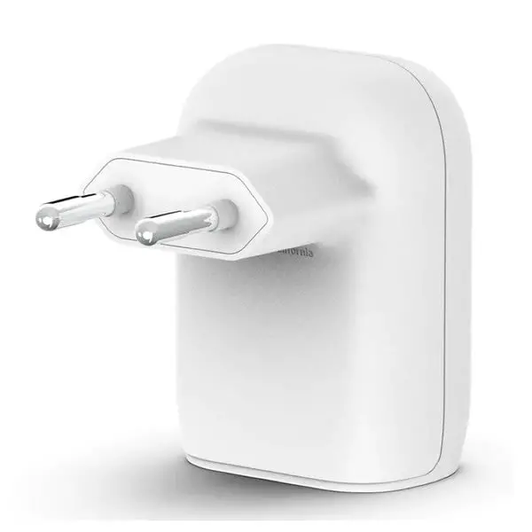 Belkin Boostcharge 37W Dual-Port Usb Type-A And Type-C With Pps Wall Charger White 2
