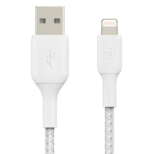 Belkin Boostcharge Braided Lightning To Usb-A Cable 2 M - White 1