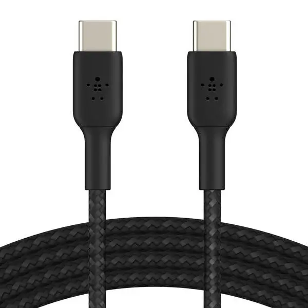 Belkin Boostcharge Braided Usb-C To Usb-C 1M Cable - Black 1