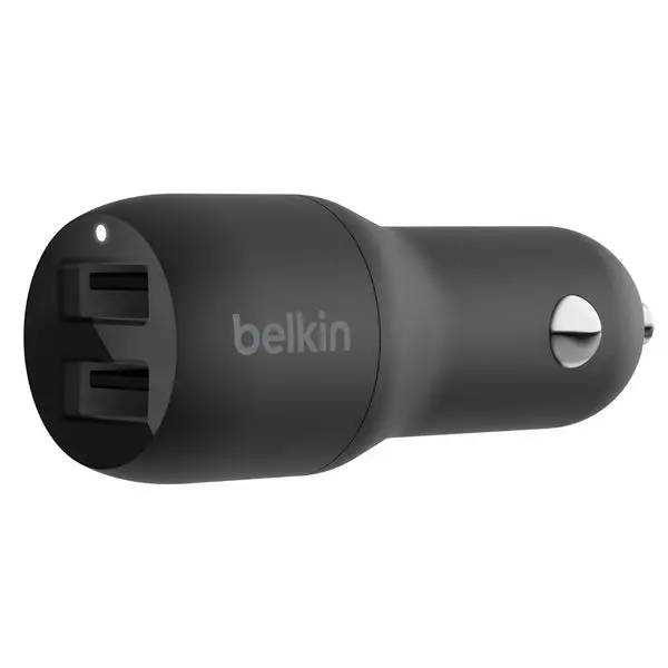 Belkin Boostcharge Dual Usb-A Car Charger 24W 1