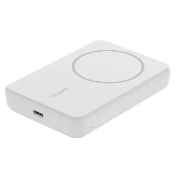 Belkin Boostcharge Magnetic Wireless Power Bank 5K For Apple Iphone + Stand 2