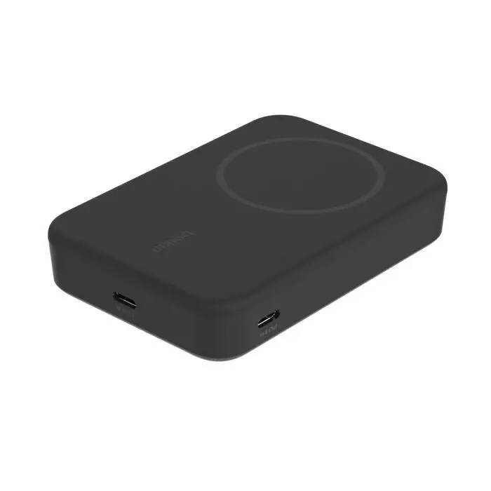 Belkin - Boostcharge Qi2 Magnetic 15 Watt Wireless Power Bank 10 000 Mah + Stand - Black 1