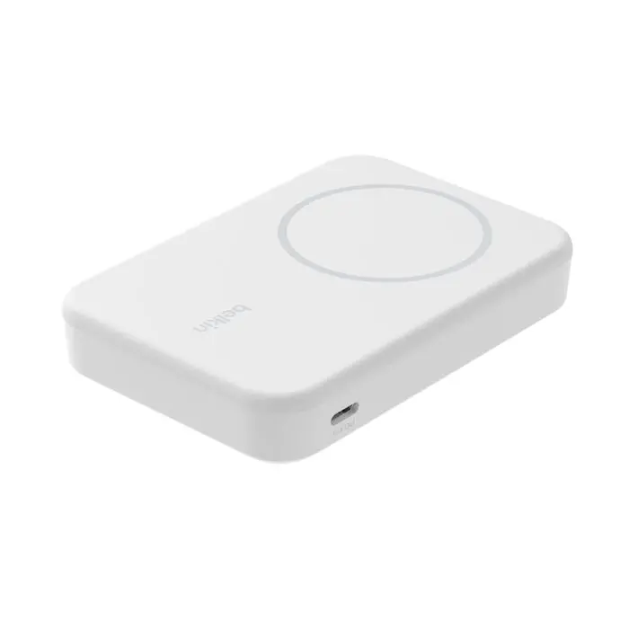 Belkin - Boostcharge Qi2 Magnetic 15 Watt Wireless Power Bank 8000 Mah - White 1
