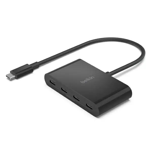 Belkin Connect Usb Type-C To 4-Port Usb Type-C Hub Black 1