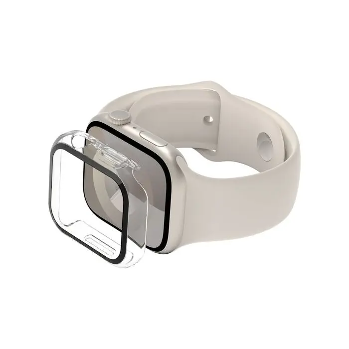 Belkin - Full 360 Anti-Microbial Screen Protector - Apple Watch 41Mm - Black 1