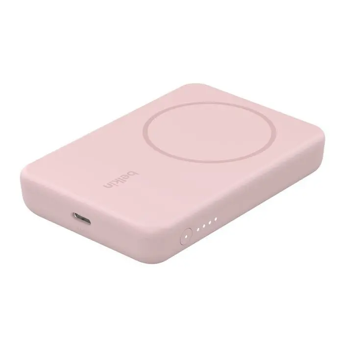 Belkin - Magnetic Wireless Powerbank 5000 Mah - Pink 1