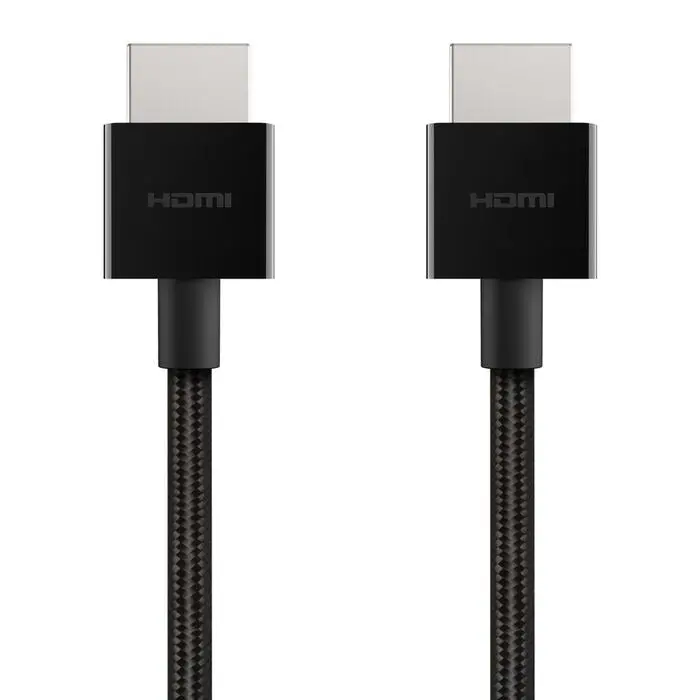 Belkin - Premium Ultra Hd Hdmi 2.1 Braided Cable 2 Meters - Black 1