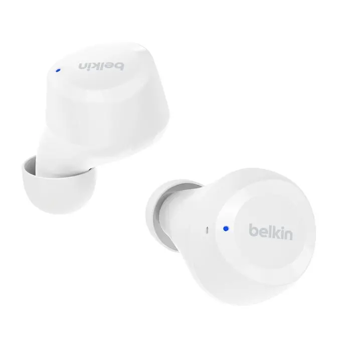 Belkin - Soundform Bolt True Wireless Earbuds - White 1