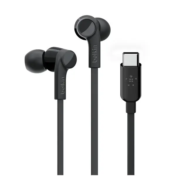 Belkin Soundform Wired Earbuds With Usb-C Connector - Black 1