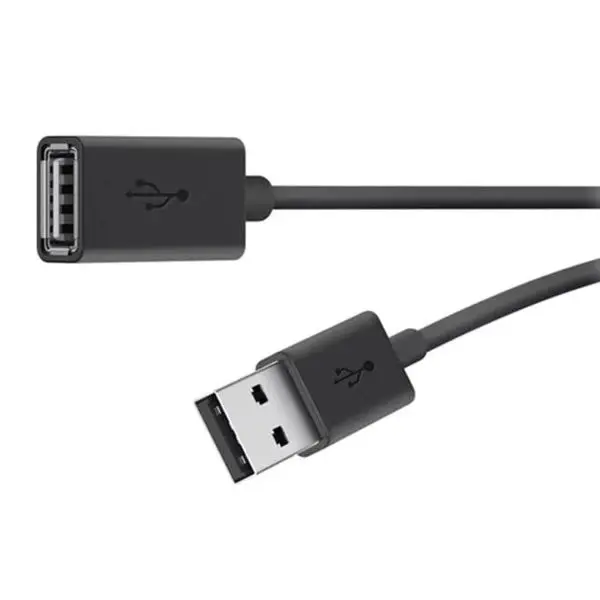 Belkin Usb 2.0 Type-A Male To Female 3M Extension Cable Black 1