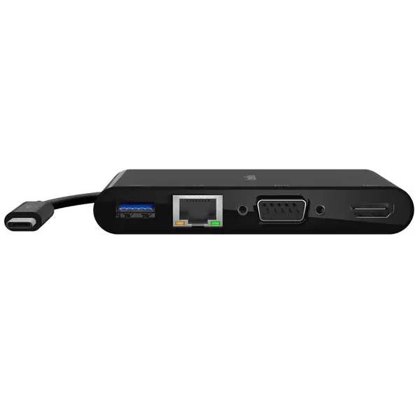 Belkin Usb-C Multimedia Adapter Usb-A 3.0, Vga, And 4K Hdmi Ports 1