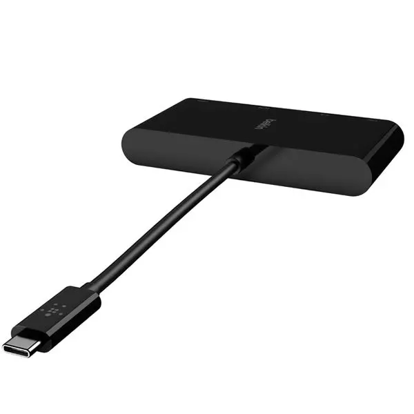 Belkin Usb-C Multimedia Adapter Usb-A 3.0, Vga, And 4K Hdmi Ports 2