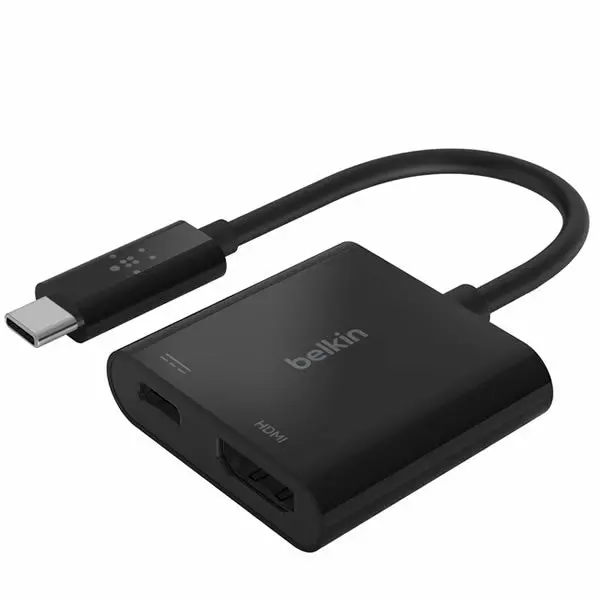 Belkin Usb-C To Hdmi + Charge Adapter With Up To 60W Of Power Delivery 1