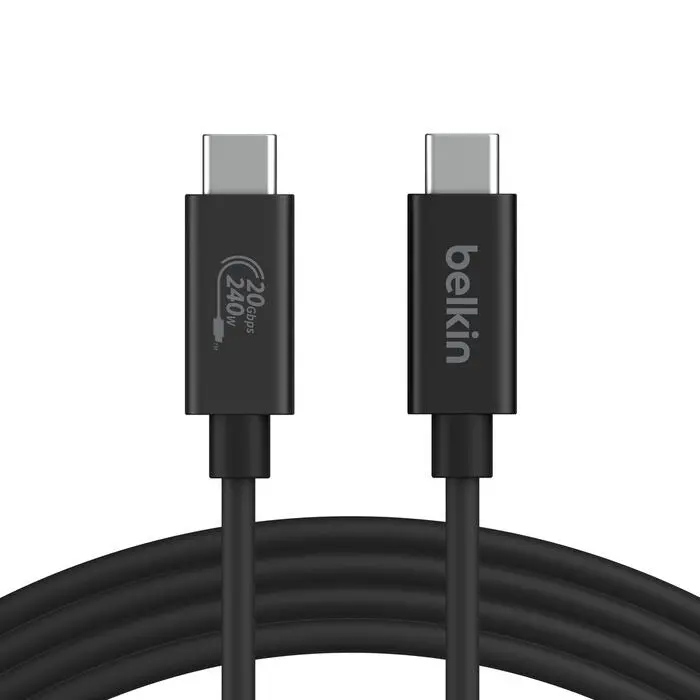Belkin - Usb4 Cable - Usb-C To Usb-C 240 Watt 1