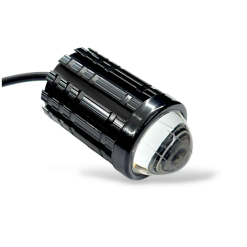 Bike Projector Led Light 12V 20W – Super Bright Waterproof Spot/Fog Light For Bikes & Scooters | Stylish Projector Focused Led Bike Headlight For Modification 1