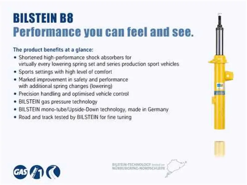 Bilstein B8 14-17 Mazda 6 Front Right Twintube Strut Assembly 1