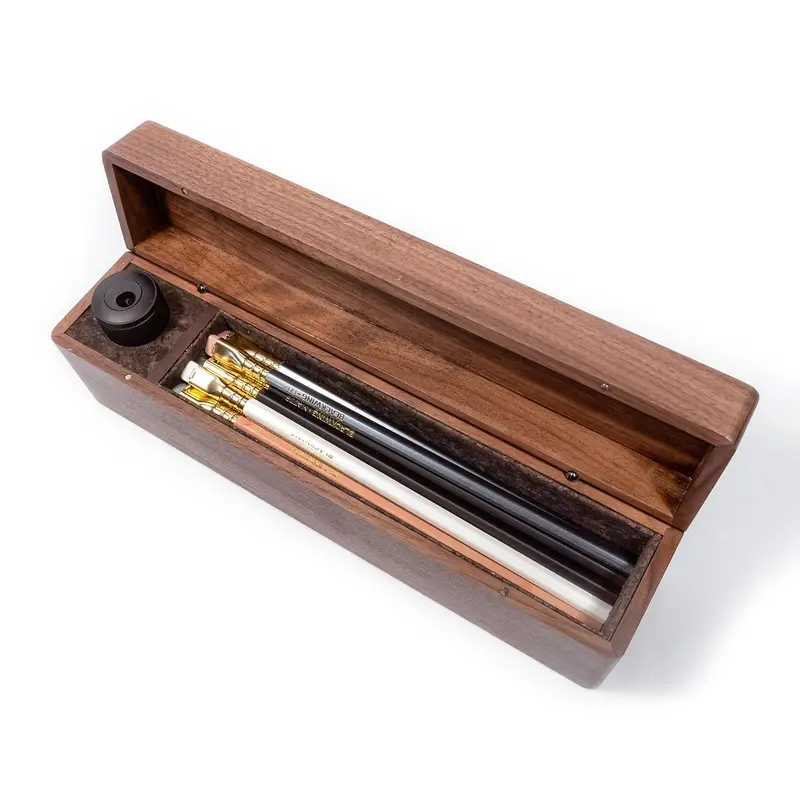 Blackwing Walnut Pencil Box Gift Set 1