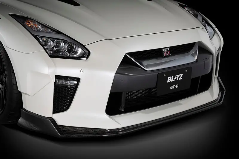 Blitz Carbon Fiber Front Air Lip 2017-2019 Nissan Gt-R (R35) 1
