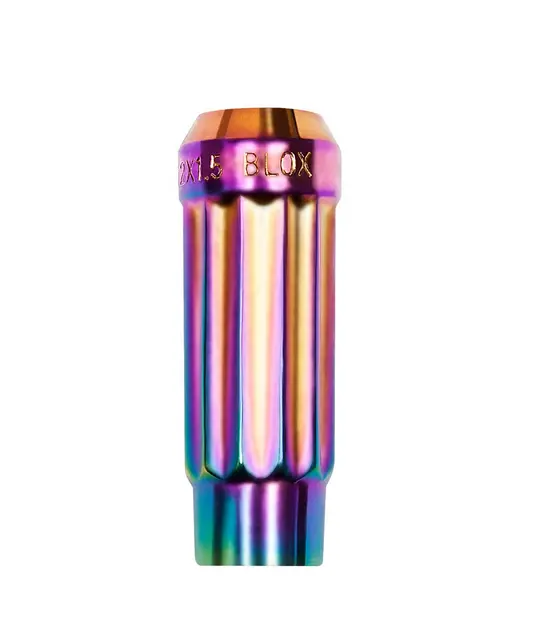 Blox Racing 12-Sided P17 Tuner Lug Nut 12X1.25 - Neo Chrome Steel - Single Piece 1