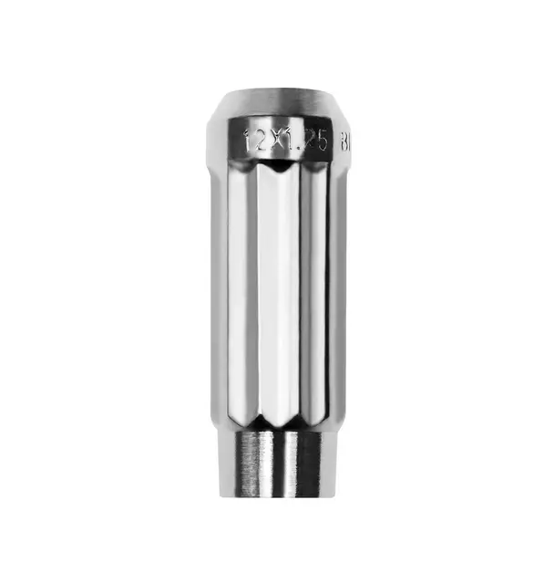 Blox Racing 12-Sided P17 Tuner Lug Nut 12X1.5 - Chrome Steel - Single Piece 1