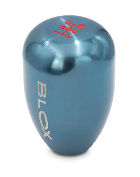 Blox Racing 5-Speed Billet Shift Knob - Torch Blue 10X1.25Mm 1