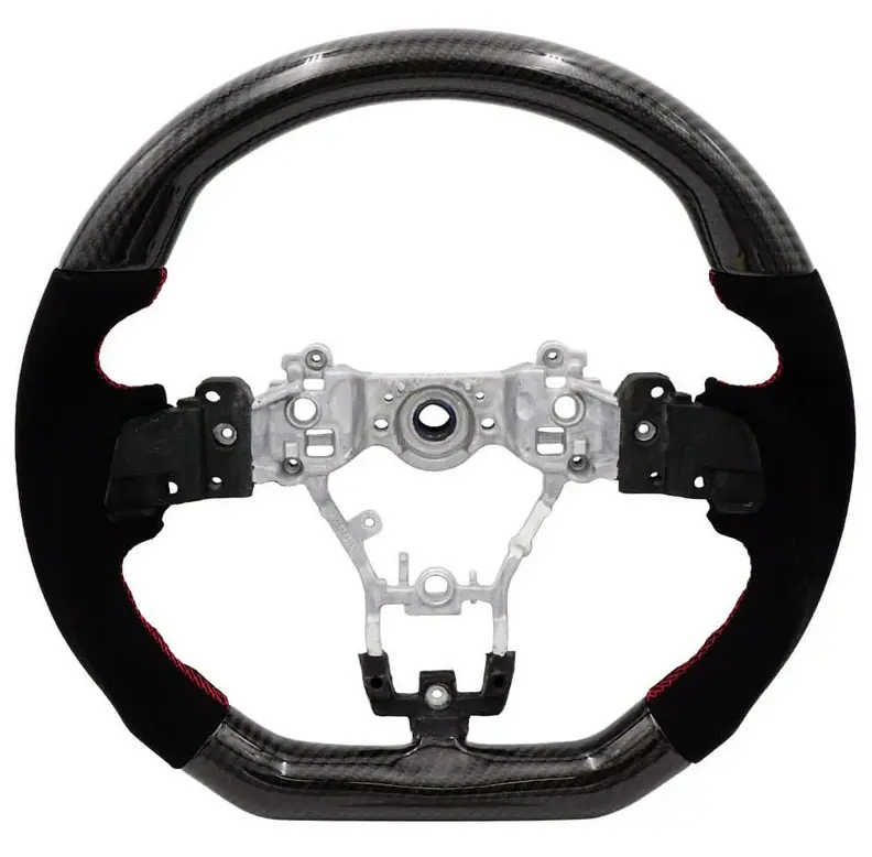 Blox Racing Carbon/Alcantara Steering Wheel - Subaru 2015-2021 Wrx/Sti 2