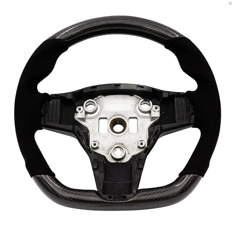 Blox Racing Carbon/Alcantara Steering Wheel - Tesla Model 3 / Model Y 1