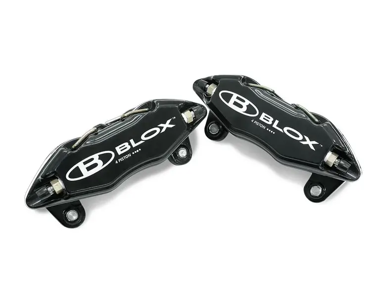 Blox Racing Forged 4 Piston Calipers - Pair (Fits Honda/Acura 262Mm Rotors) 1
