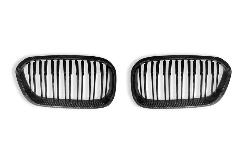 Bmw 1 Series F20 F21 Lci Carbon Fibre Double Slat Kidney Grilles By Form (2015-2019) 1