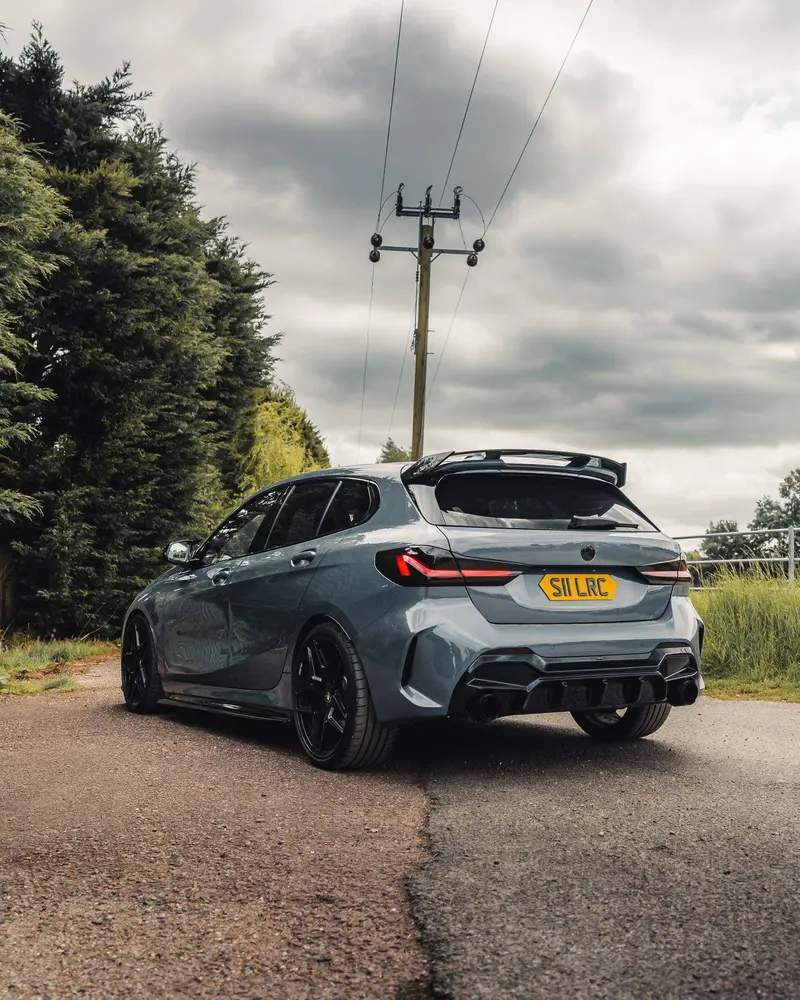 Bmw 1 Series, M135i F40 & F70 Gloss Black Performance Rear Wing Spoiler By Form (2019+) 2