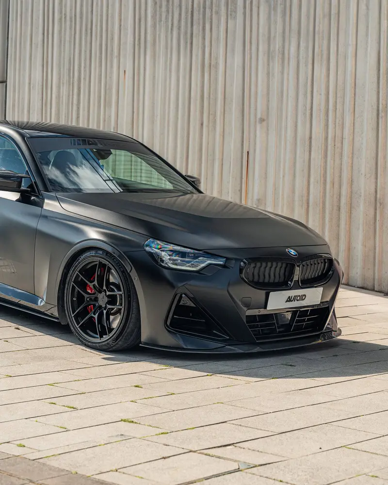 Bmw 2 Series M Sport & M240i G42 Pre-Preg Carbon Fibre Id-01 Front Splitter By Trevora (2021+) 2