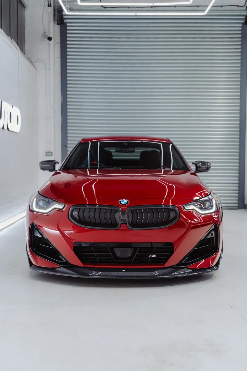 Bmw 2 Series & M240i G42 Pre-Preg Carbon Fibre Front Grille By Trevora (2021+) 2