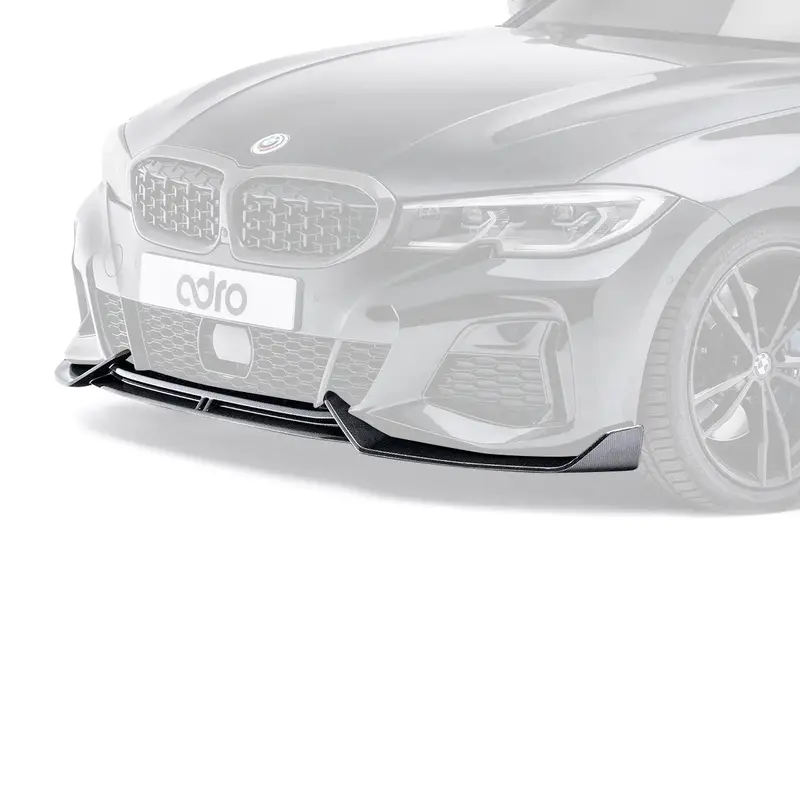Bmw 3 Series M340i G20 G21 (Pre-Lci) Carbon Fibre Front Splitter By Adro (2018-2022) 1