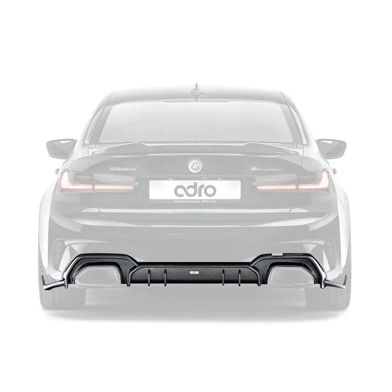 Bmw 3 Series M340i G20 (Pre-Lci) Carbon Fibre Rear Diffuser By Adro (2018-2022) 1