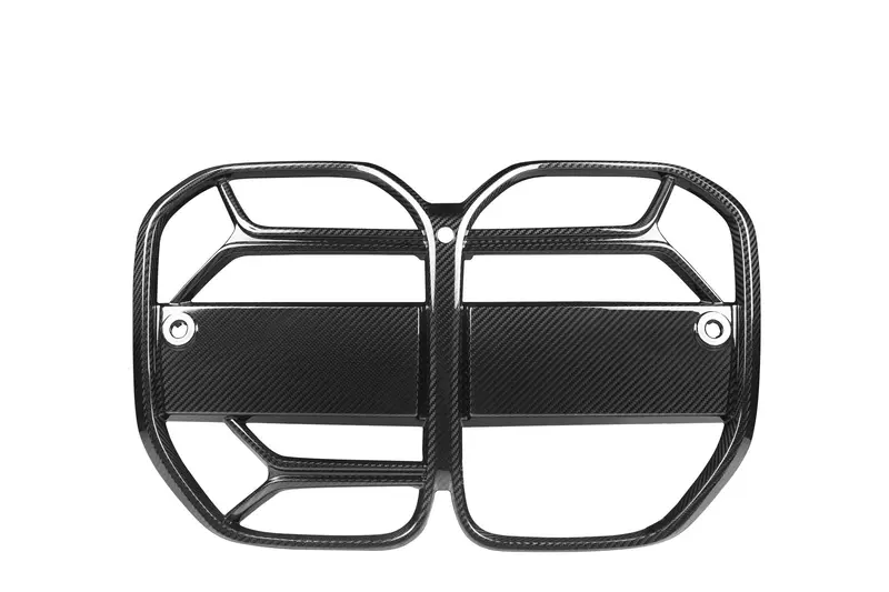 Bmw 4 Series G22 G23 Pre-Preg Carbon Fibre T-Csl Front Kidney Grilles With Acc Fitment By Form (2021+) 2