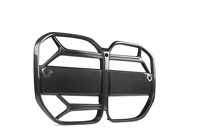 Bmw 4 Series G22 G23 Pre-Preg Carbon Fibre T-Csl Front Kidney Grilles With Acc Fitment By Form (2021+) 2