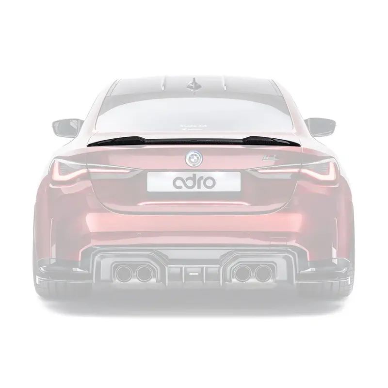 Bmw 4 Series G22 & M4 G82 Dry Carbon Fibre Rear Trunk Lip Spoiler By Adro (2020+) 1