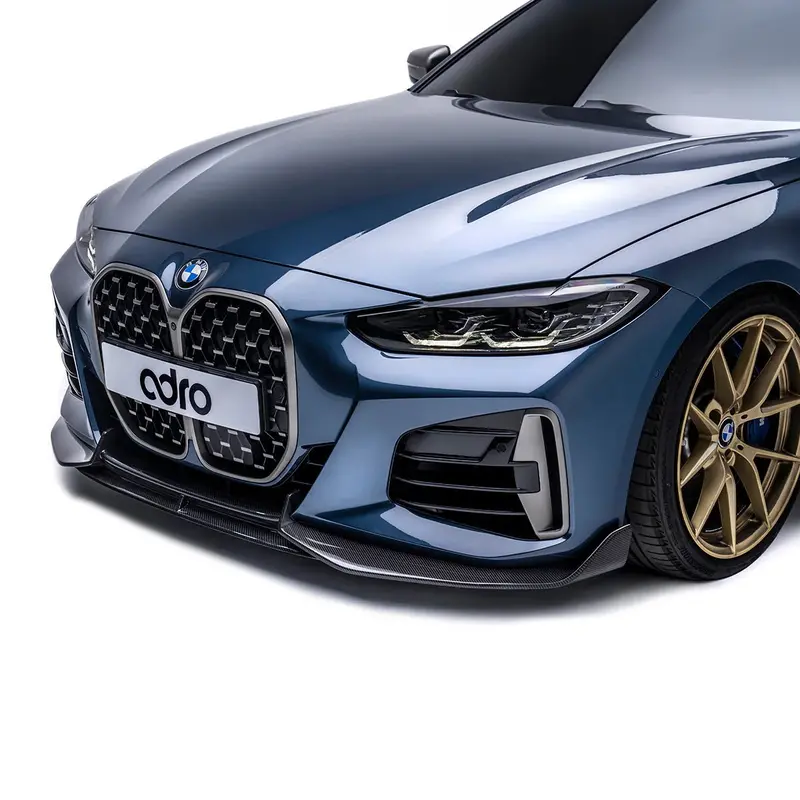 Bmw 4 Series M Sport & M440i G22 Carbon Fibre Front Splitter By Adro (2020+) 2
