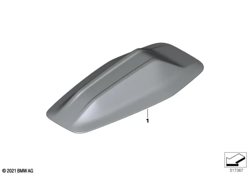 Bmw 5 Series G60 & M5 G90 G99 Genuine M Performance Carbon Fibre Antenna Cover (2024+) 1