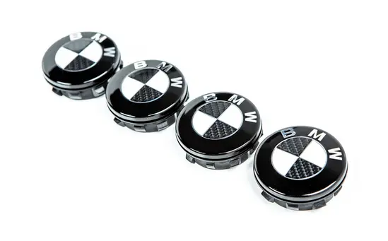 Bmw Carbon Floating Wheel Center Cap Set - 56Mm 1