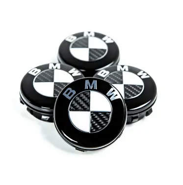 Bmw Carbon Floating Wheel Center Cap Set - 56Mm 2