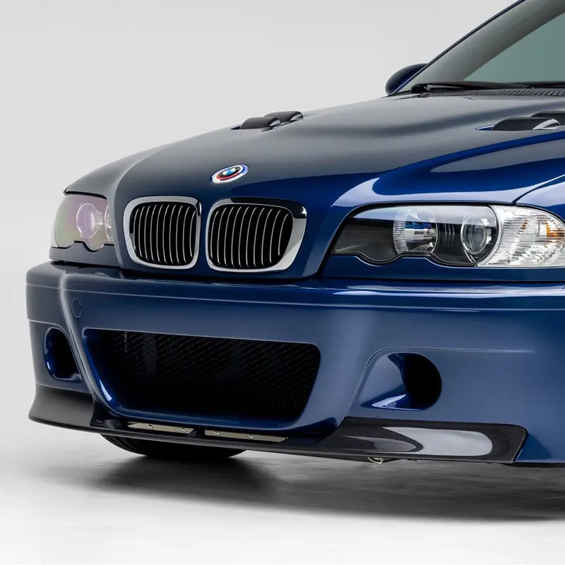 Bmw E46 M3 V20 Aero 1 Piece Splitter Carbon Fiber By Vorsteiner 1