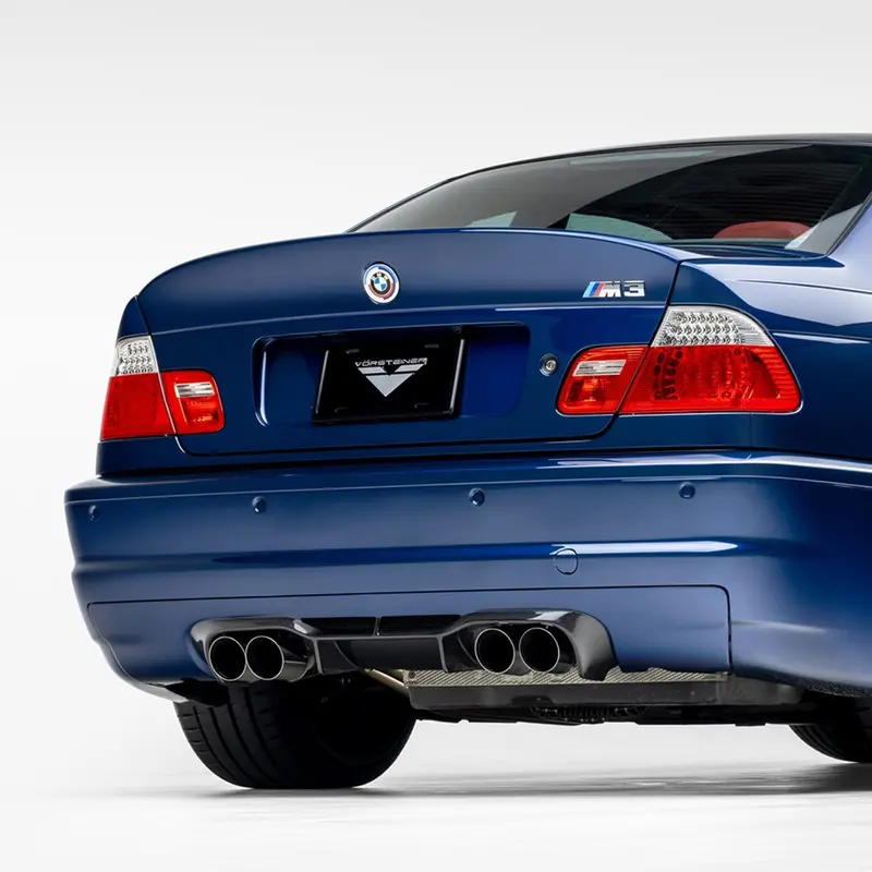Bmw E46 M3 V20 Aero Rear Diffuser Carbon Fiber By Vorsteiner 1