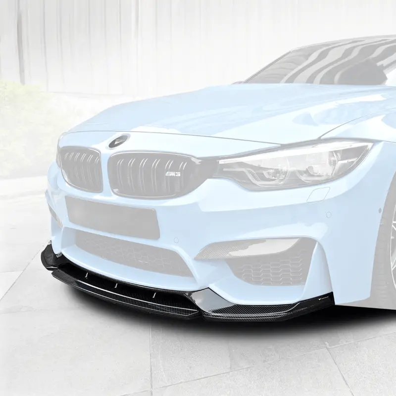 Bmw F80 M3 & F82 F83 M4 Gts-V Carbon Fiber Front Splitter 2