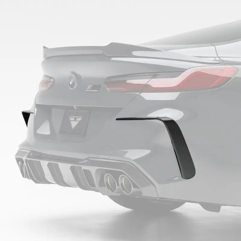 Bmw F91/F92/F93 M8 Vrs Aero 2 Pc Eye Brows On Rear Bumper 2