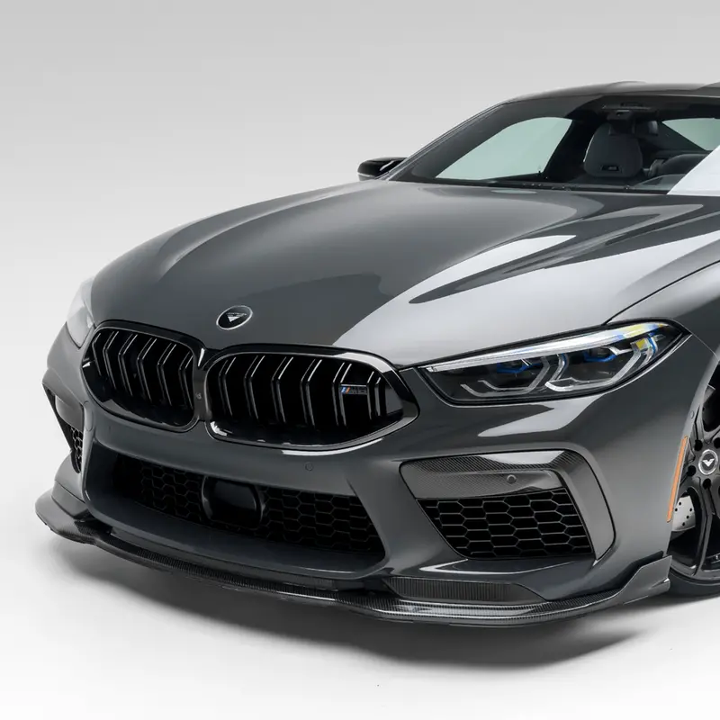 Bmw F91/F92/F93 M8 Vrs Aero Front Spoiler Carbon Fiber Pp 2X2 Glossy 1