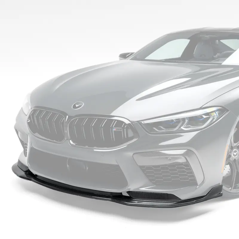 Bmw F91/F92/F93 M8 Vrs Aero Front Spoiler Carbon Fiber Pp 2X2 Glossy 2