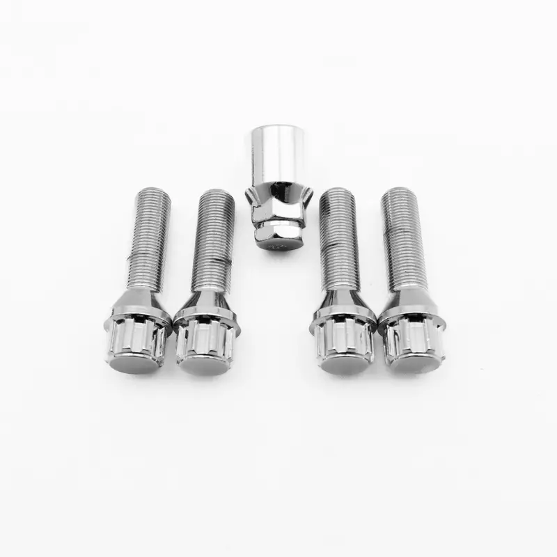 Bmw G Series Bimecc 5X112 Silver Wheel Spacers Set With Bolts (2017+) 6
