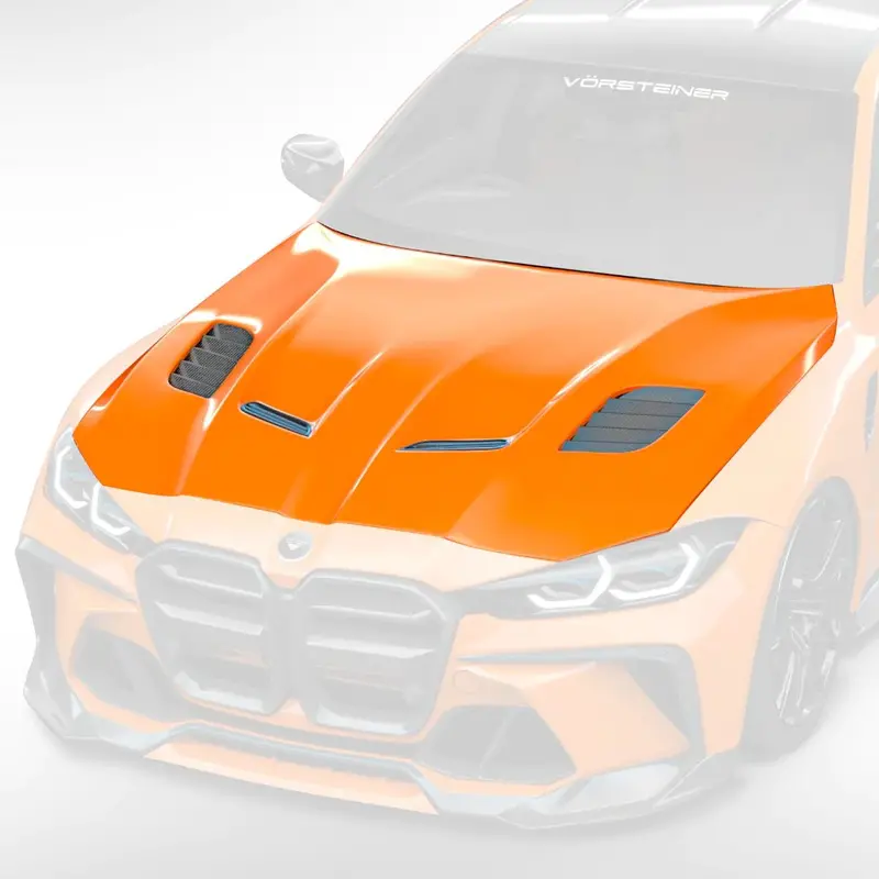 Bmw G80 G81 M3 & G82 G83 M4 Carbon Fibre Gts-V Aero Bonnet By Vorsteiner (2020+) 1