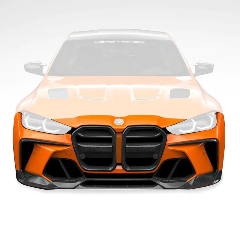 Bmw G80 G81 M3 & G82 G83 M4 Carbon Fibre Gts-V Aero Front Bumper By Vorsteiner (2020+) 1